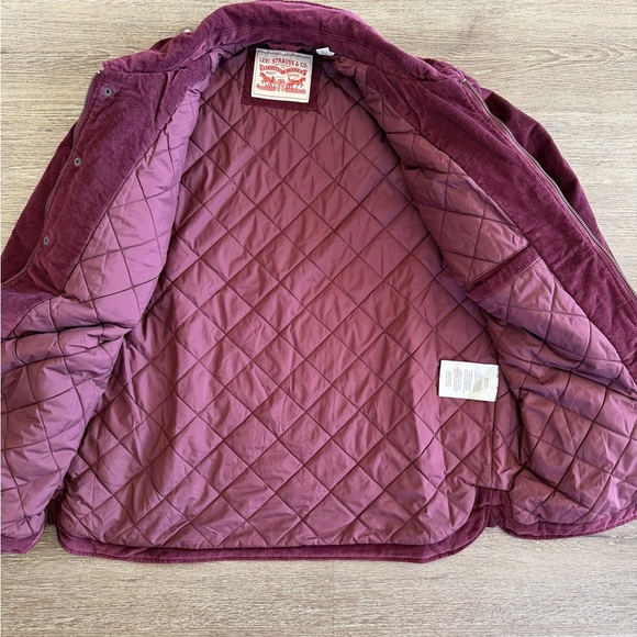 Levi's Men's Deep Red Corduroy Jacket - Picture 6 of 7
